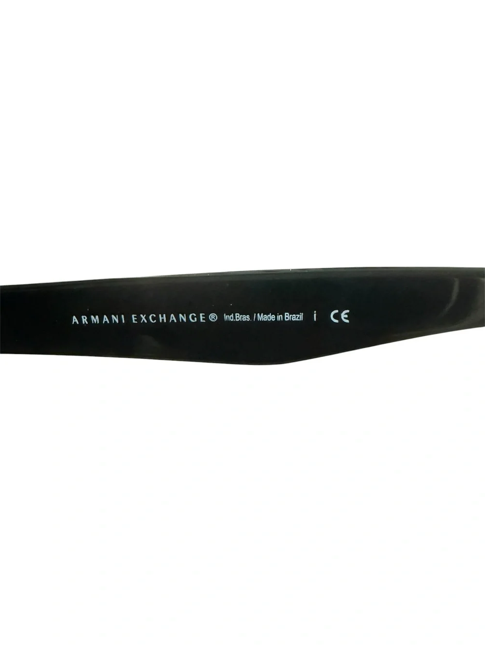 A|X Armani Exchange AX4095S 81586G Black Rectangular Sunglasses 56mm w/ Case